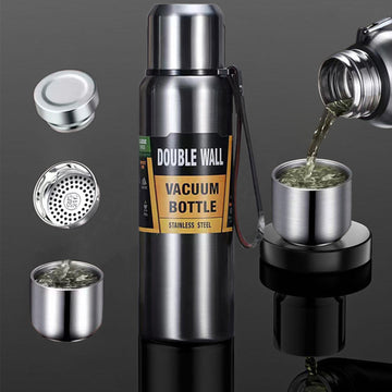TD® 500 ml tout acier tasse 304 voiture de voyage en plein air grande capacité thermos tasse portable bouteille de sport haut de gam